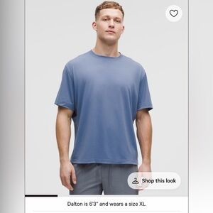 Lululemon Men's Blue T-Shirt, XXL